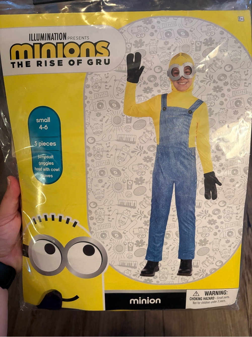 Illumination Minion and Gru costumes
